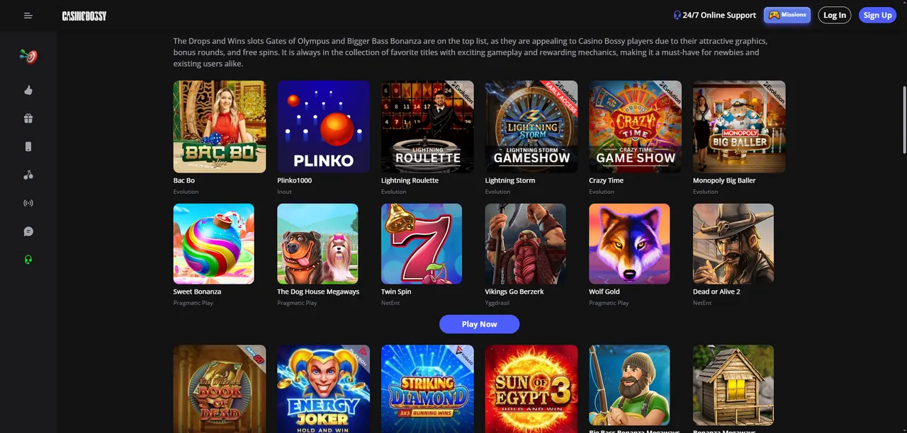 Casinobossy Casino 2026 – Avis Complet et Test Casino