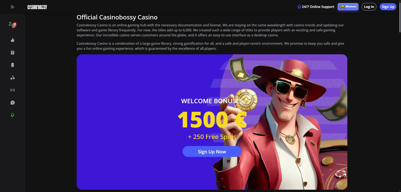 Casinobossy Casino 2026 – Avis Complet et Test Casino
